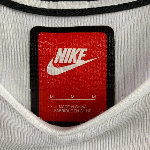 Mens White Nike Tank - Picture 2 of 3